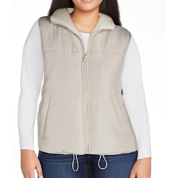 No Boundaries Womens Reversible Vest Stone Tile Size XL (16-18) - Picture 1 of 9